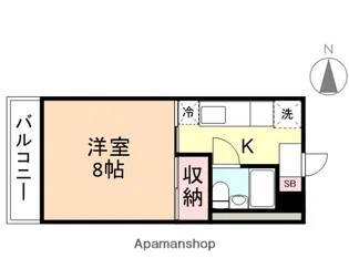 ライズ向新庄【1階】の間取り