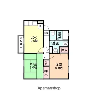 セジュール蓮町 D棟【1階】の間取り