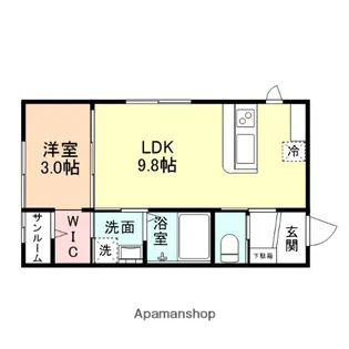 FELICE森【1階】の間取り