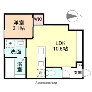 ククナ【1階】の間取り