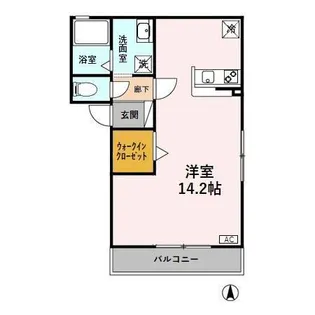 グレースM【1階】の間取り