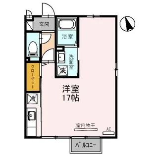 ノーブルレセンテ【2階】の間取り