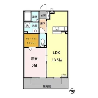 サニー ヴィレッジ【1階】の間取り