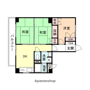 飯山ビル【4階】の間取り