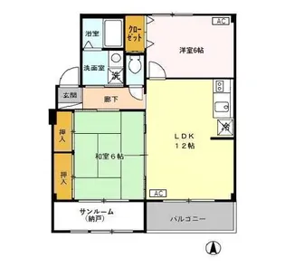 セレーノ【2階】の間取り