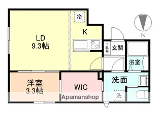 グランスイート森 A棟【2階】の間取り