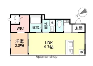 FELICE久方Ⅰ【2階】の間取り