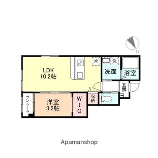 FELICE久方Ⅱ【1階】の間取り