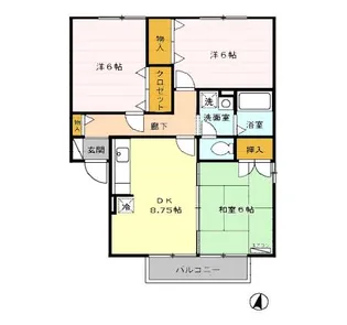 プリマベーラ【2階】の間取り