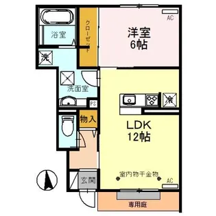 GRAN MARKS(グランマークス)【1階】の間取り