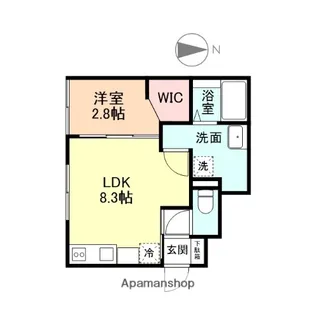 VIOLET星井町【1階】の間取り