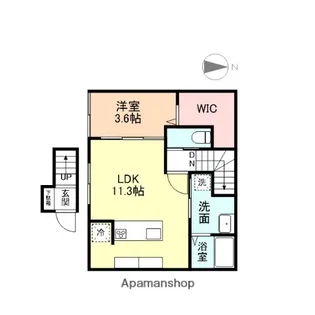 VIOLET星井町【2階】の間取り