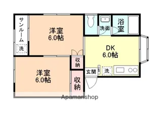 コートイング【1階】の間取り