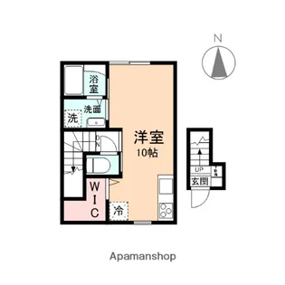 EDGEMOMENT婦中【2階】の間取り