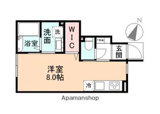 EDGEMOMENT長江【1階】の間取り