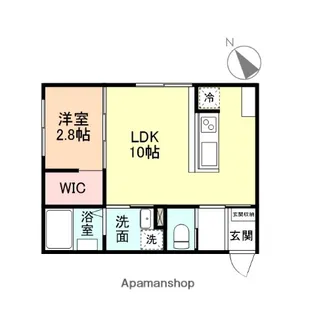 TRINITY【204号室】の間取り