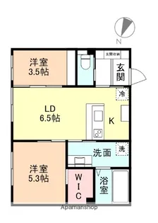 ROYAL MINT【102号室】の間取り