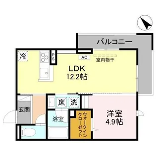 DーTORISIA【1階】の間取り