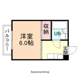 しらとりハイツ【2階】の間取り