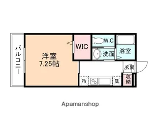 オーブ クレール【205号室】の間取り