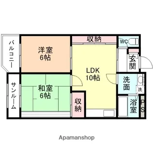 エクセルふたすぎ【2階】の間取り