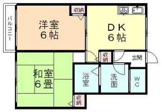 ドムス・コンドゥクターC【1階】の間取り
