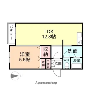メゾン ドゥ 天翔【402号室】の間取り