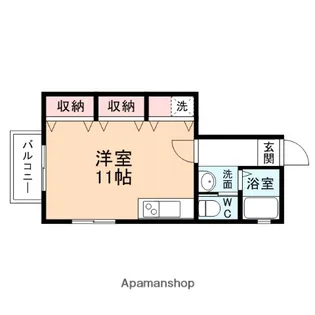 カームプレイス【1階】の間取り