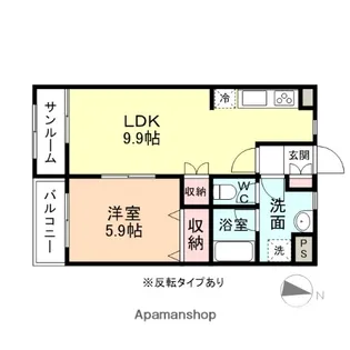 アースヒルズ【2階】の間取り