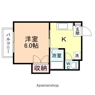 セサミ西中野【2階】の間取り