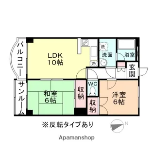RO−LEX掛尾ビル【6階】の間取り