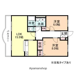 ハートフルマンション マルシアン【3階】の間取り