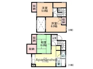 ローズガーデン【205号室】の間取り