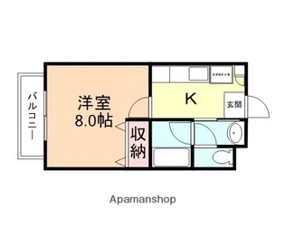 コーポリベラル【2階】の間取り