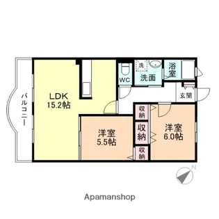 プランドール【2階】の間取り
