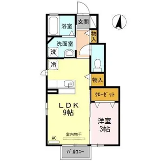 セジュール藤木【1階】の間取り