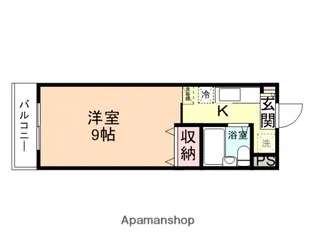 コーポレーション緑町【4階】の間取り