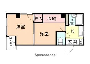 富山県富山市新庄本町3丁目【マンション】の間取り