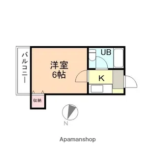 クローバー【2階】の間取り