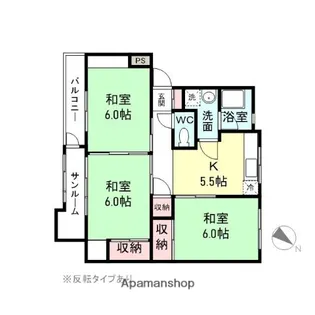 フェリーチェ【3階】の間取り