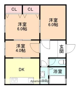 中央ハイツ【1階】の間取り