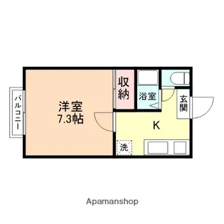 レピュート寺町【103号室】の間取り
