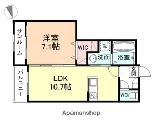 ドリーム13【103号室】の間取り