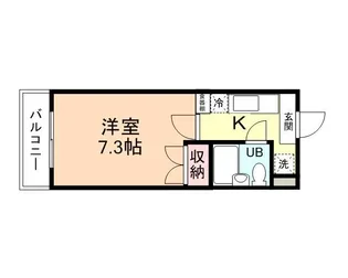 コーポレーション泉町【2階】の間取り