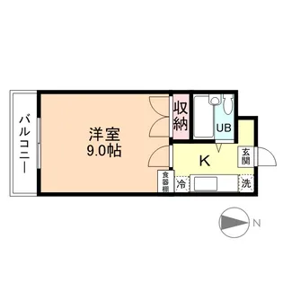 コーポレーション泉町【3階】の間取り