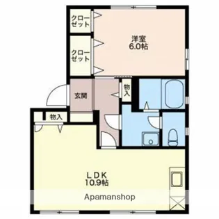 グレイス小杉【1階】の間取り