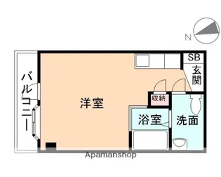 コーポシーバ【3階】の間取り