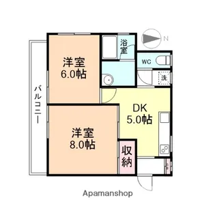 クリオ白銀【2階】の間取り