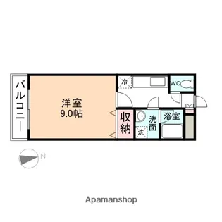 MAX布瀬【102号室】の間取り