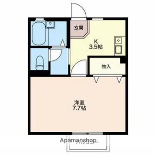 イゾラベラ呉羽【2階】の間取り